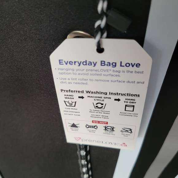 Brand new PRENELOVE large naprene tote and make up bag. 12x15x9 - Picture 5 of 10